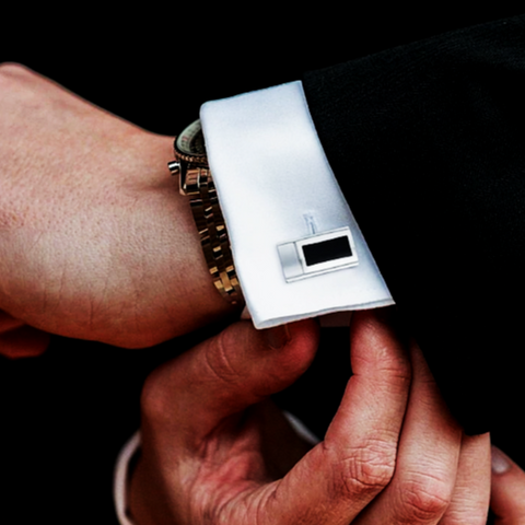 DiCaprio Cufflinks & Tie Clip