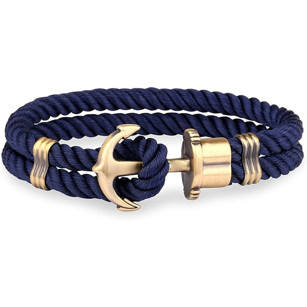 Navy Anchor Bracelet