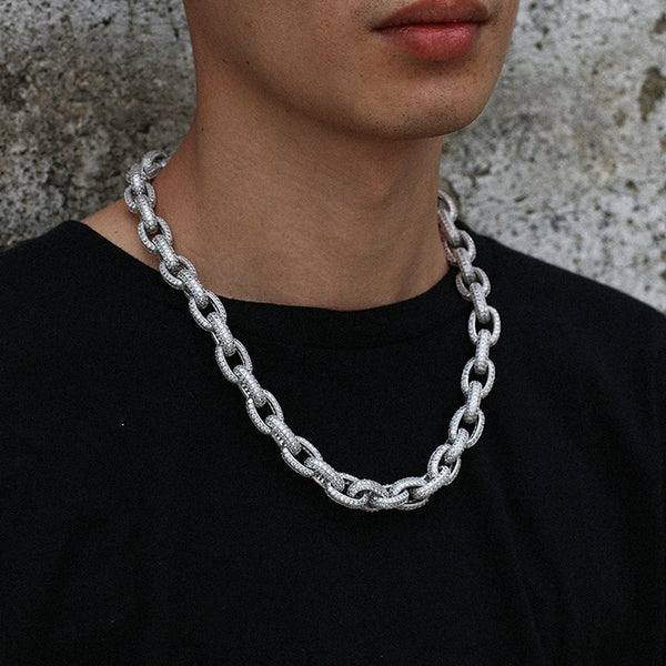 Iced Out Link Chain